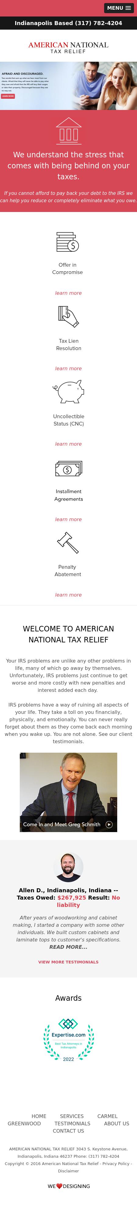 American National Tax Relief - Indianapolis IN Lawyers