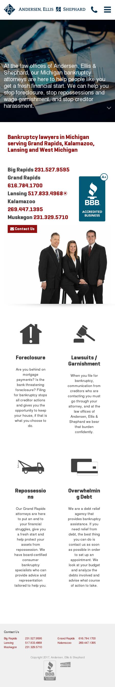 Andersen David & Associates PC - Lansing MI Lawyers