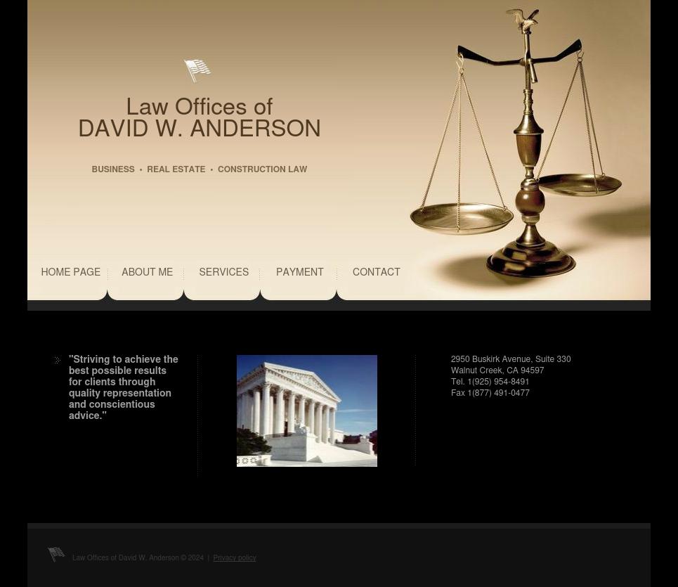 Anderson David W Law Offices - Walnut Creek CA Lawyers