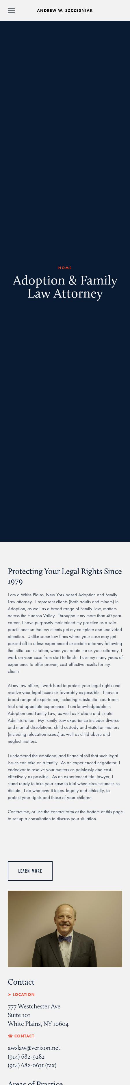 Andrew W. Szczesniak - White Plains NY Lawyers