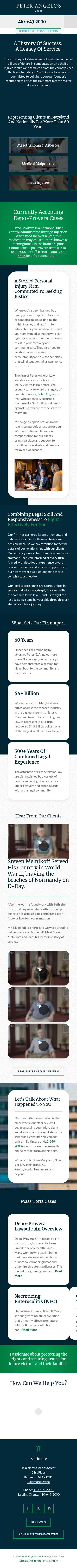 Angelos Peters G Law Offices - Knoxville TN Lawyers