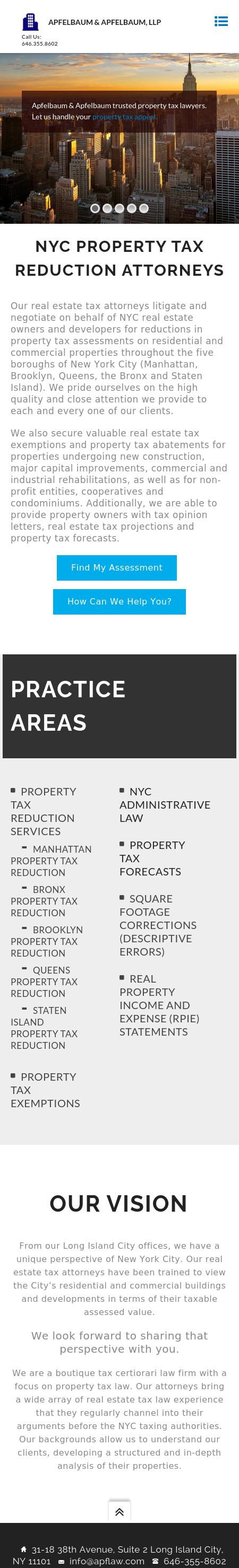 APFELBAUM & APFELBAUM, LLP - Long Island City NY Lawyers