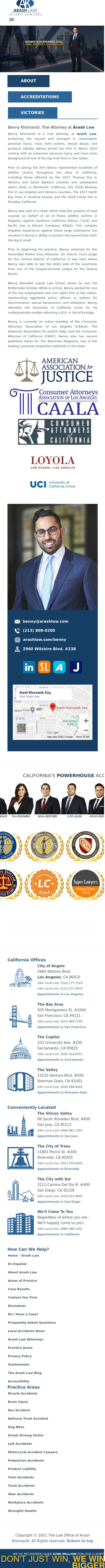 Arash Law - Los Angeles CA Lawyers