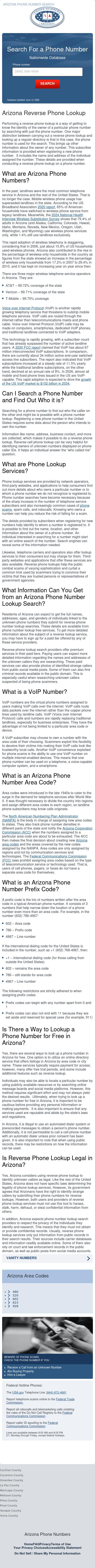 Arizona Phone Numbers - San Tan Valley AZ Lawyers