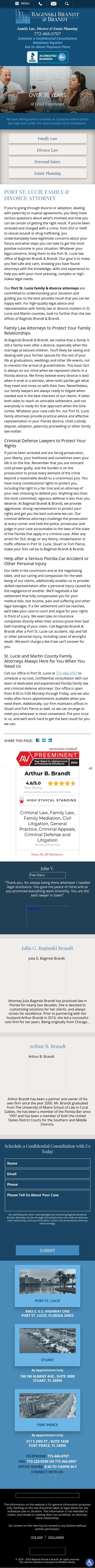 Arthur B Brandt - Stuart FL Lawyers