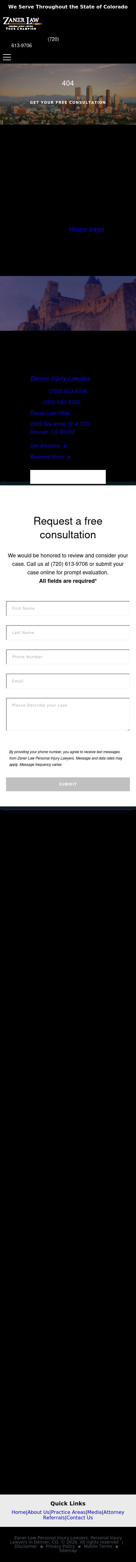 Denver Car Accident Lawyer - Denver CO Lawyers