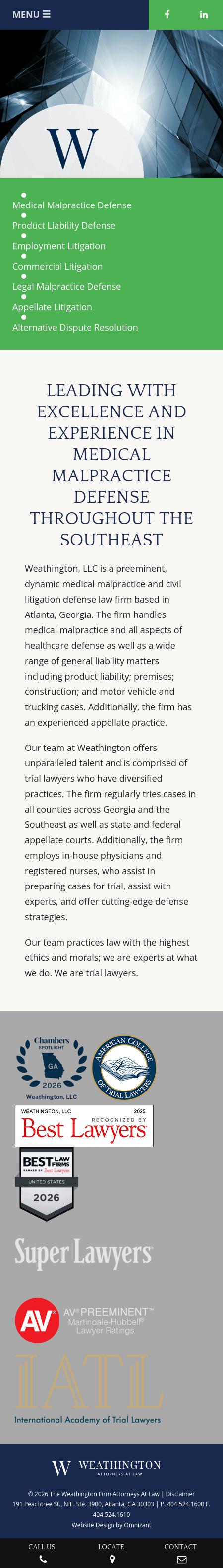 The Weathington Firm Attorneys At Law - Atlanta GA Lawyers