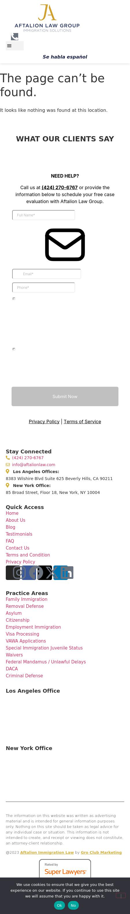 Aftalion Law Group Immigration Law Center - Los angeles CA Lawyers