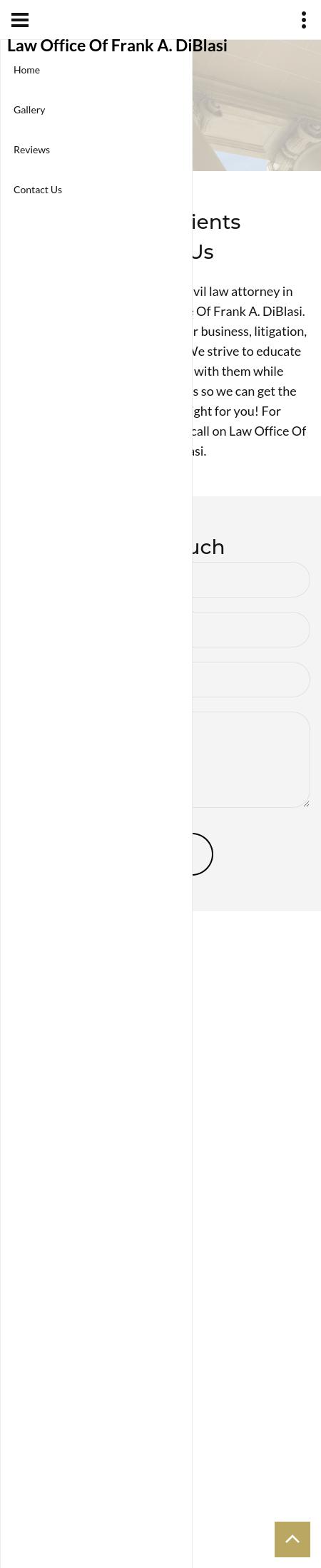 Law Office Of Frank A. DiBlasi - Amherst NY Lawyers