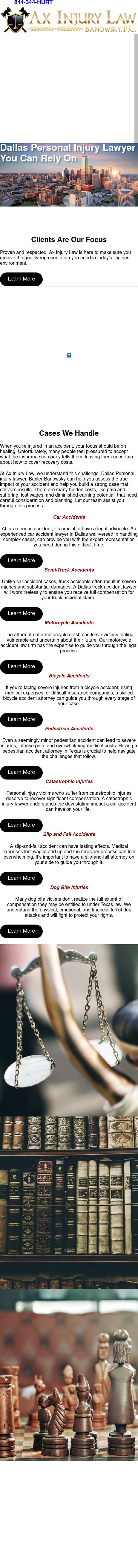 Ax Injury Law - Dallas TX Lawyers