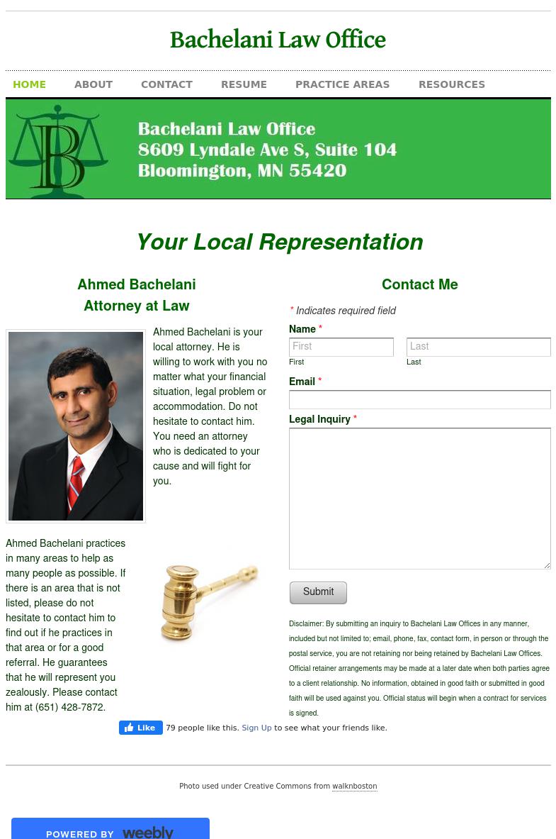 Bachelani Law Office - Minneapolis MN Lawyers