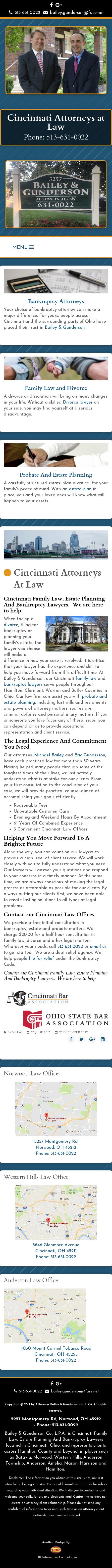 Bailey & Gunderson Co., L.P.A. - Cincinnati OH Lawyers
