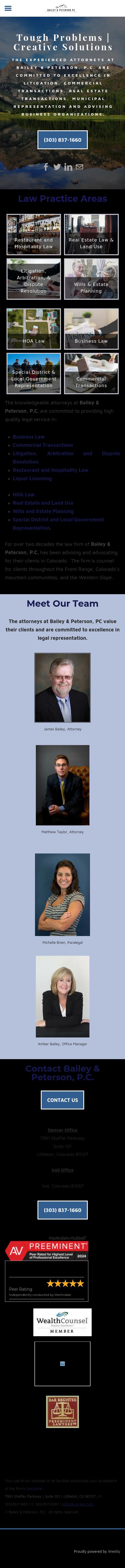Bailey & Peterson PC - Denver CO Lawyers