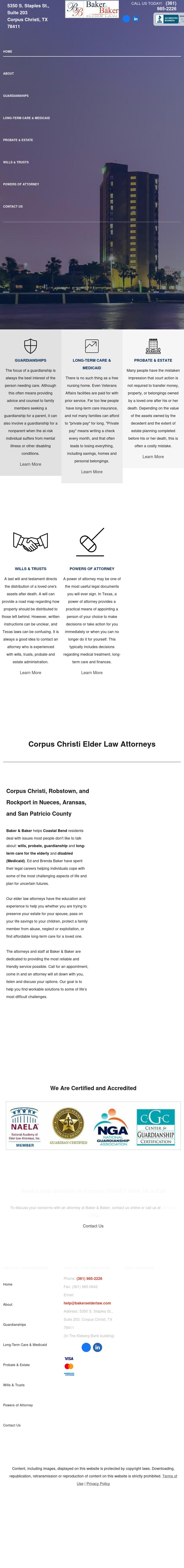 Baker & Baker Attorneys at Law - Corpus Christi TX Lawyers