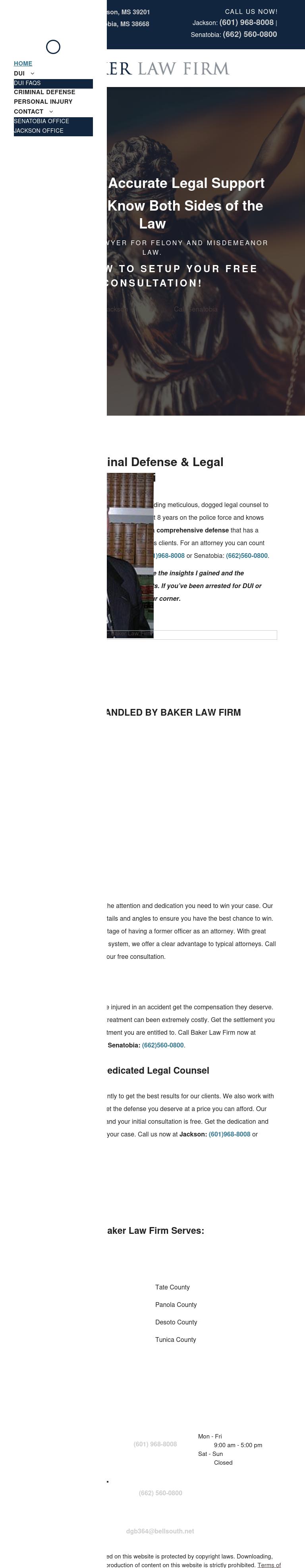 Baker D Gill Law Firm - Jackson MS Lawyers