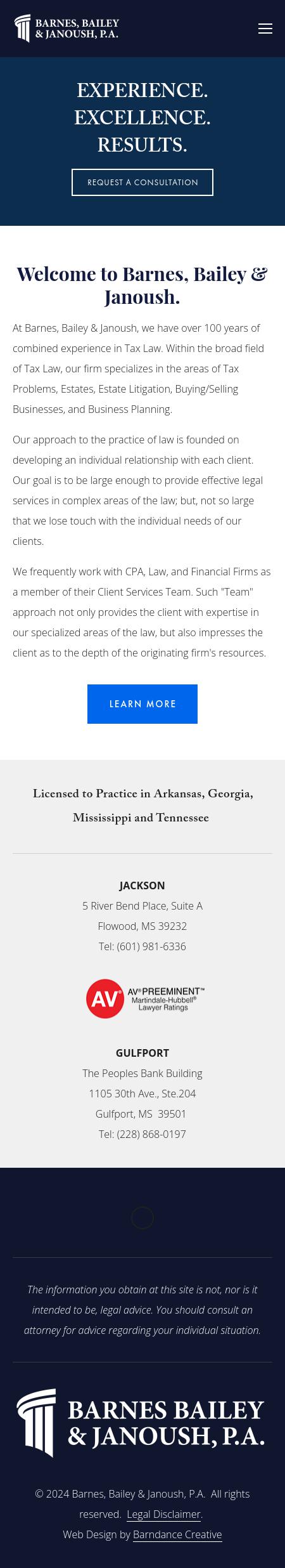 Barnes Law Firm PA - Southaven MS Lawyers