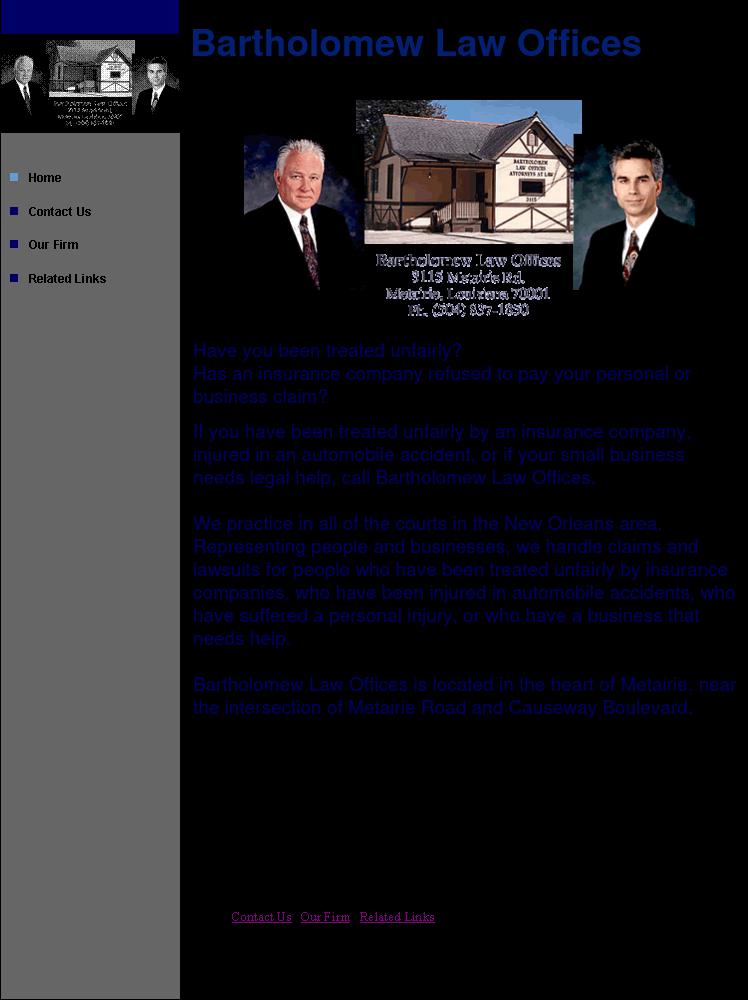 Bartholomew, Harold S - Metairie LA Lawyers