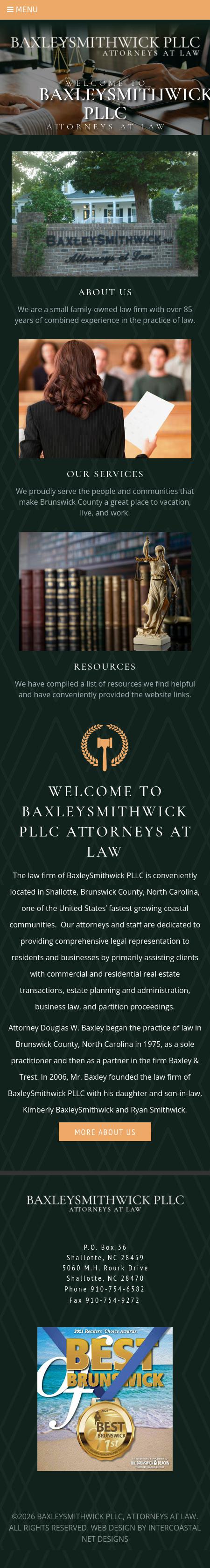 Baxley Smithwick PLLC Attorneys At Law - Shallotte NC Lawyers