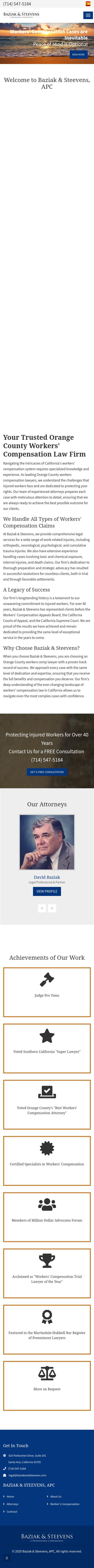 Baziak & Steevens - Santa Ana CA Lawyers