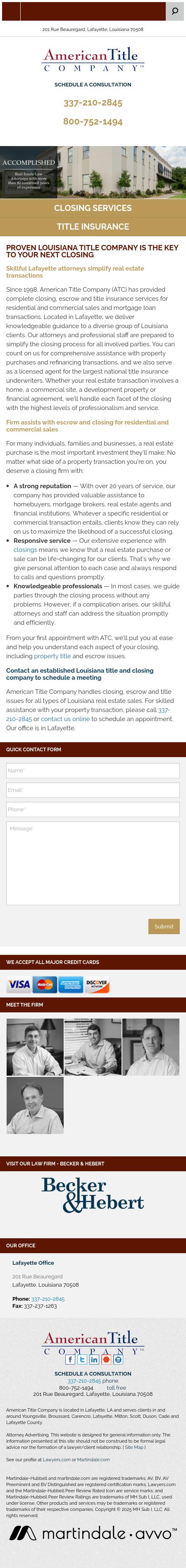 Becker & Hebert LLC - Lafayette LA Lawyers