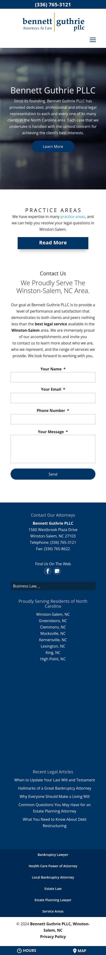 Bennett & Guthrie PLLC - Winston Salem NC Lawyers
