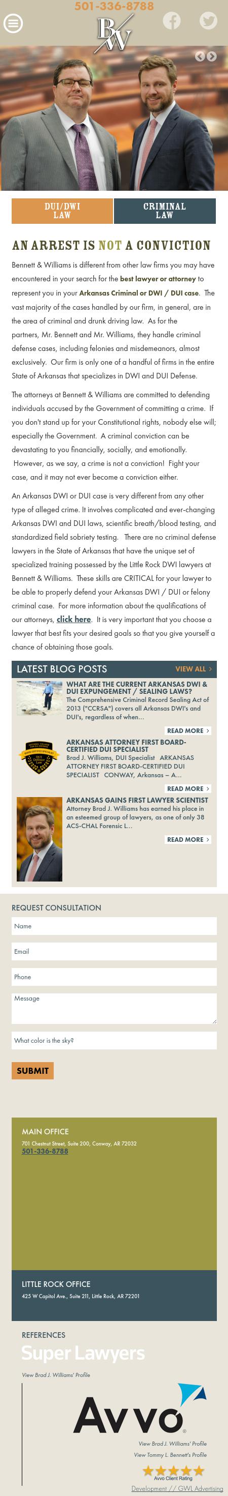 Bennett & Williams PLLC - Conway AR Lawyers