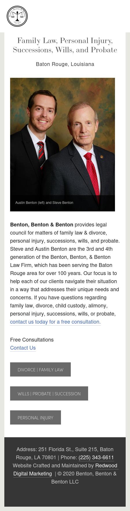 Benton, Benton & Benton, L.L.C. - Baton Rouge LA Lawyers