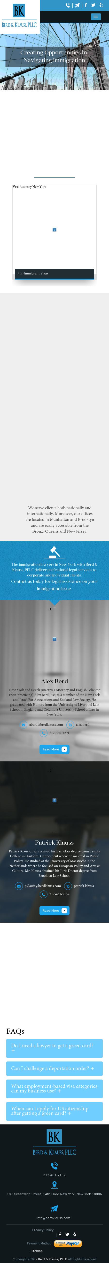 Berd & Klauss, PLLC - New York NY Lawyers