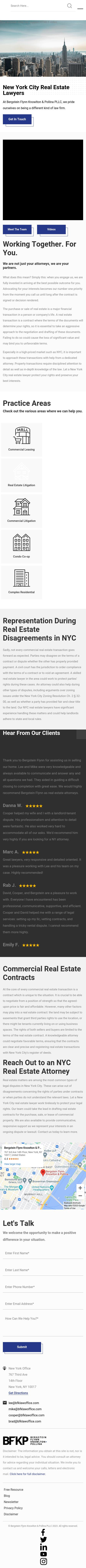 Bergstein Flynn & Knowlton PLLC - New York NY Lawyers