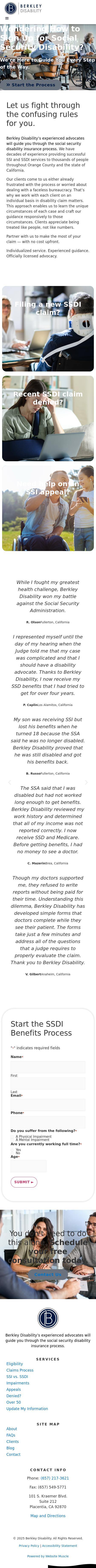 Berkley Disability - Fullerton CA Lawyers