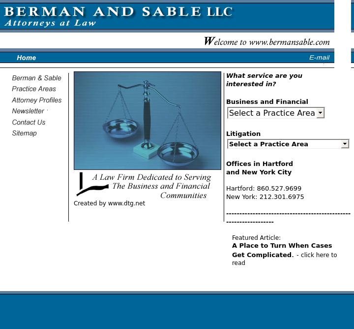 Berman & Sable LLC - Hartford CT Lawyers