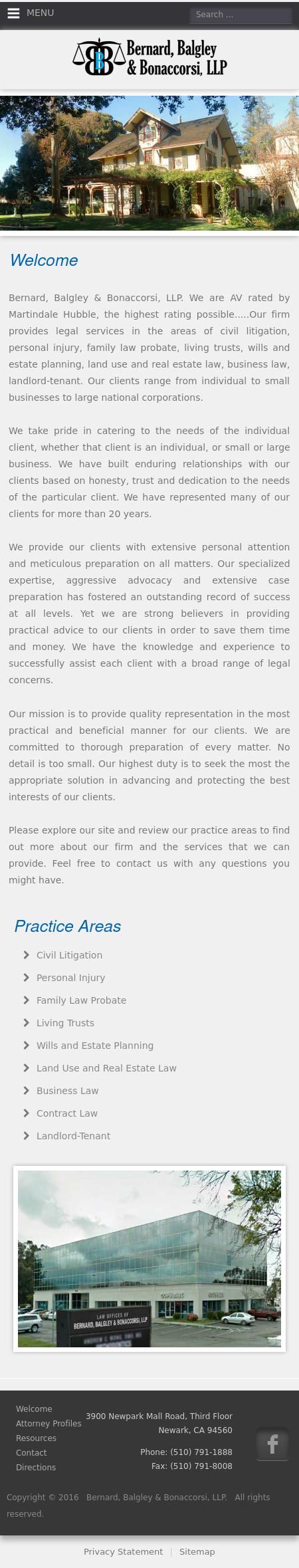 Bernard Balgley & Bonaccorsi LLP - Newark CA Lawyers