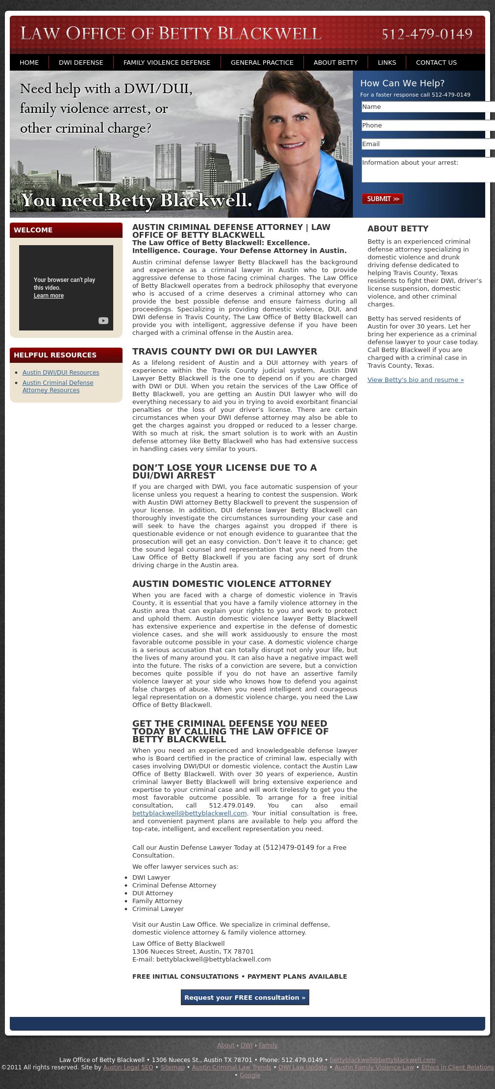 Betty Blackwell - Austin TX Lawyers