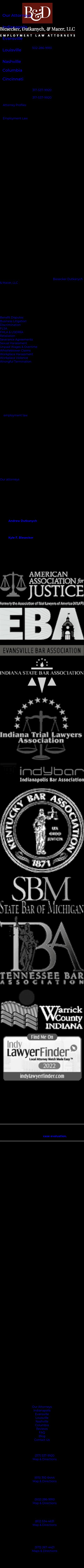 Biesecker Dutkanych & Macer, LLC - Louisville KY Lawyers