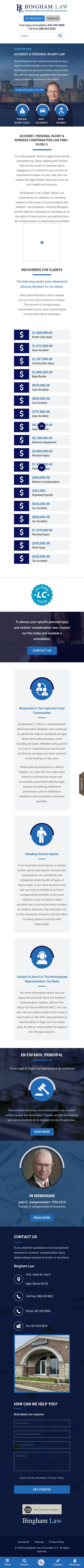 Bingham Law / Juergensmeyer & Associates, P.C. - Elgin IL Lawyers