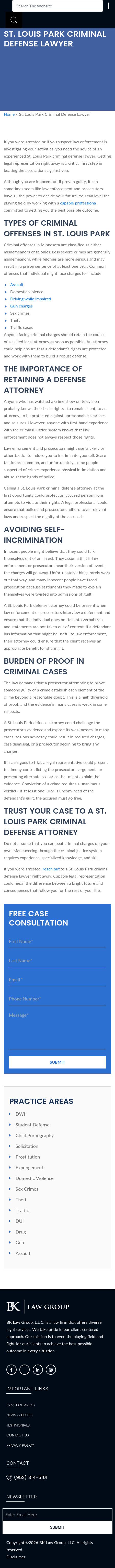BK Law Group Minnesota  - St. Louis Park MN Lawyers