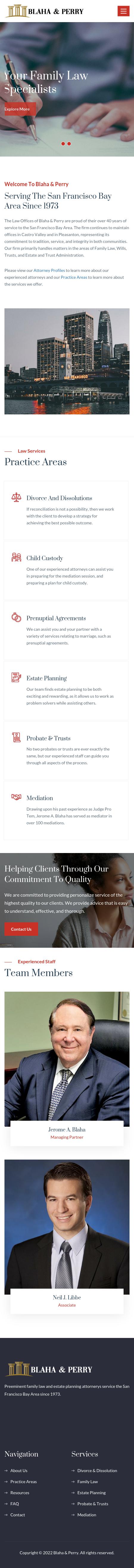 Blaha Hartford Perry & Anastopoulos A Professional Corporation - Pleasanton CA Lawyers