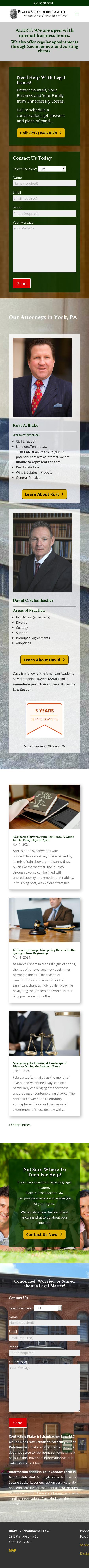 Blake & Schanbacher Law, LLC. - York PA Lawyers