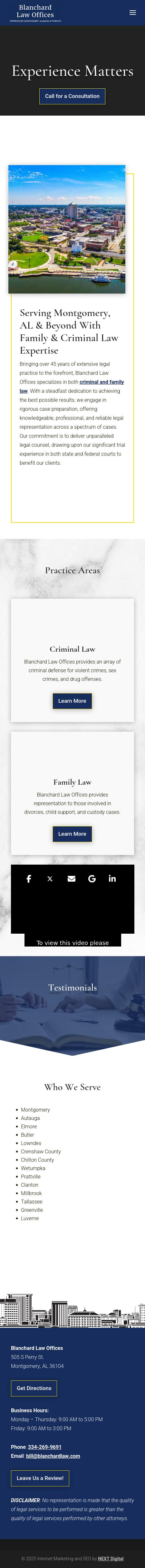 Blanchard Law Offices - Montgomery AL Lawyers