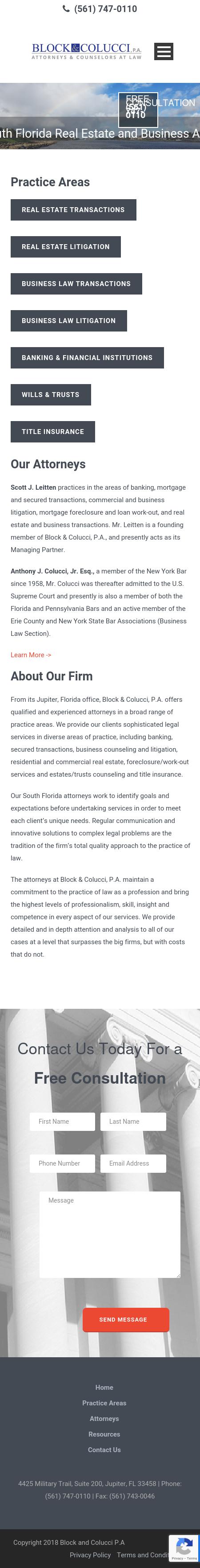 Block & Colucci PA - Jupiter FL Lawyers