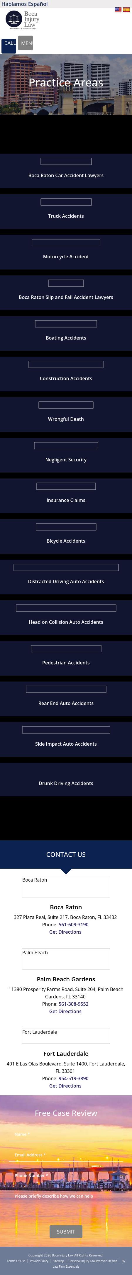 Boca Injury Law - Boca Raton FL Lawyers