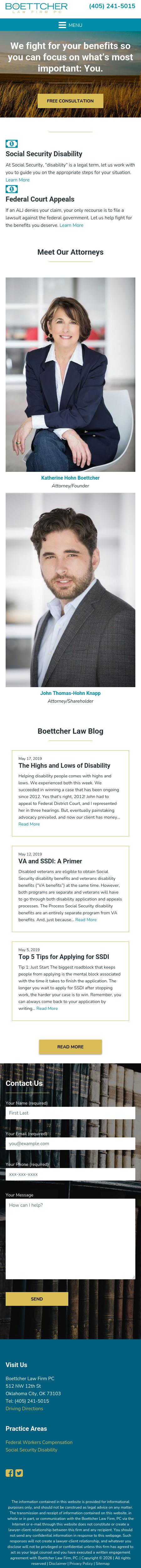 Boettcher Law Firm, PC - Oklahoma City OK Lawyers