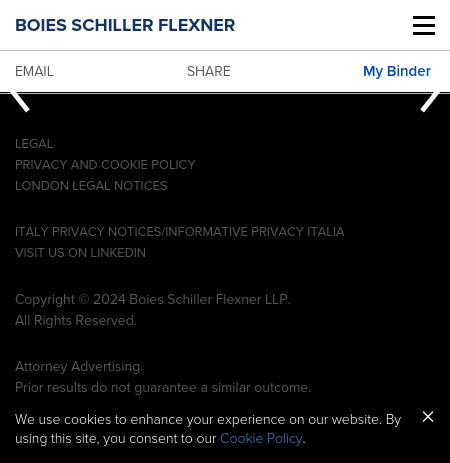 Boies, Schiller & Flexner LLP - Hollywood FL Lawyers