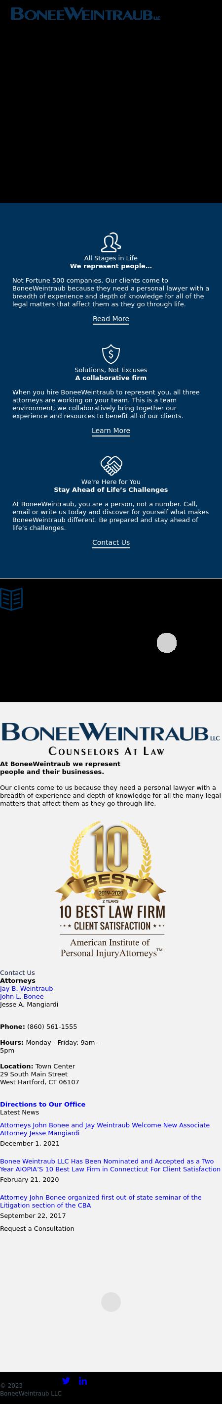 BoneeWeintraub LLC - West Hartford CT Lawyers