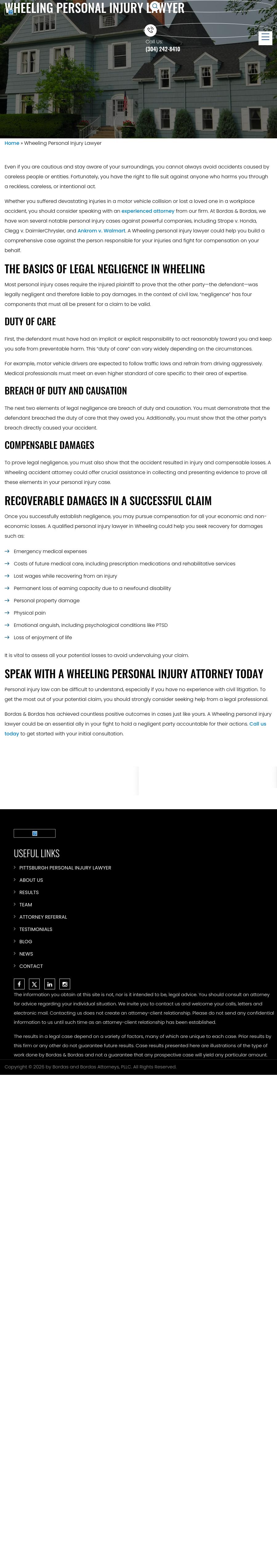 Bordas and Bordas Attorneys, PLLC - Wheeling WV Lawyers