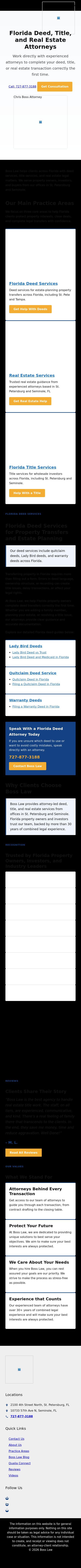 Boss Law - St. Petersburg FL Lawyers