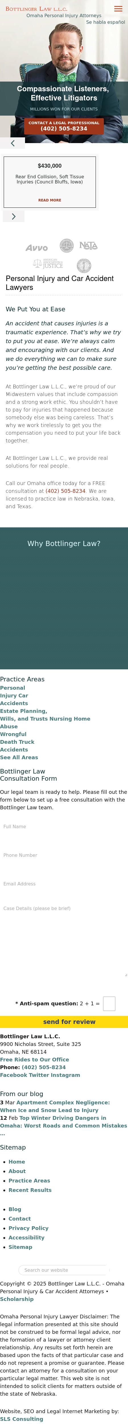 Bottlinger Law L.L.C. - Omaha NE Lawyers