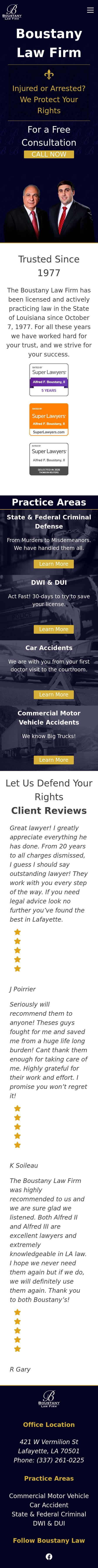 Boustany, Law Firm - Lafayette LA Lawyers