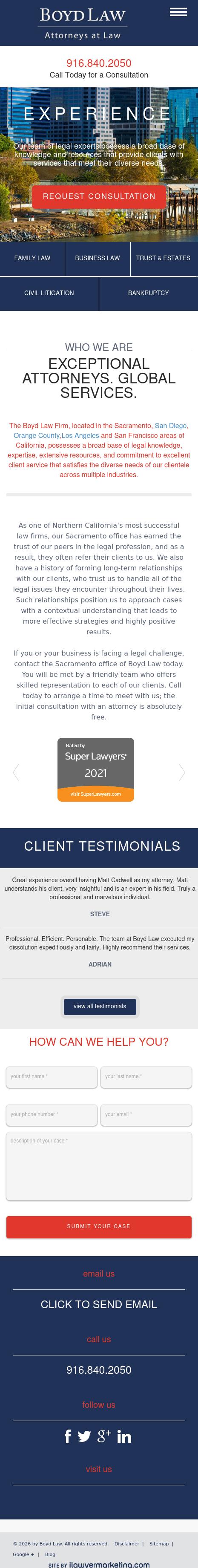 Boyd Law Sacramento - Sacramento CA Lawyers