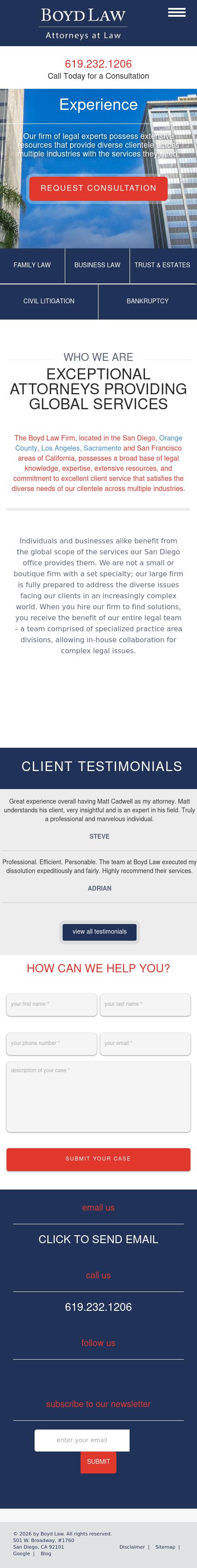 Boyd Law San Diego - San Diego CA Lawyers